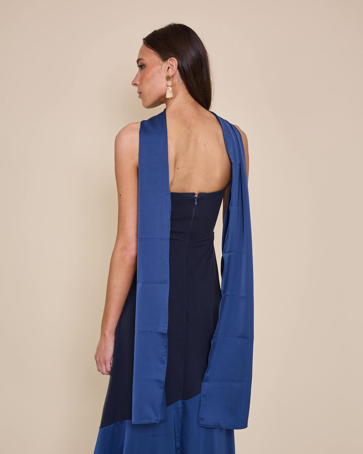 Vestido Ágata Azul Marino