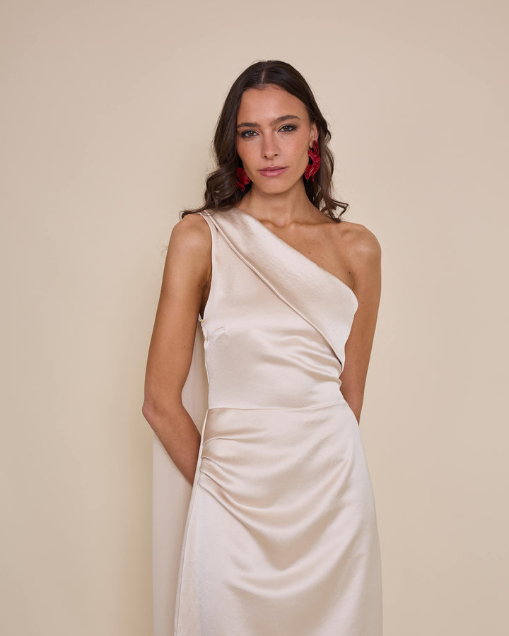 Vestido Mairena Crema