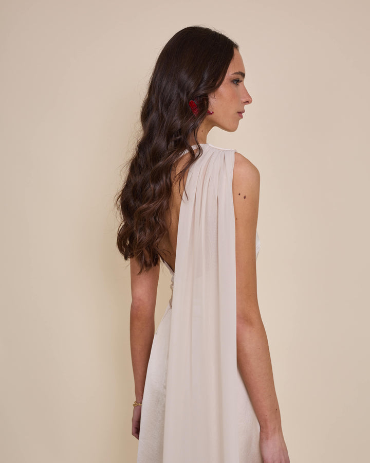 Vestido Mairena Crema