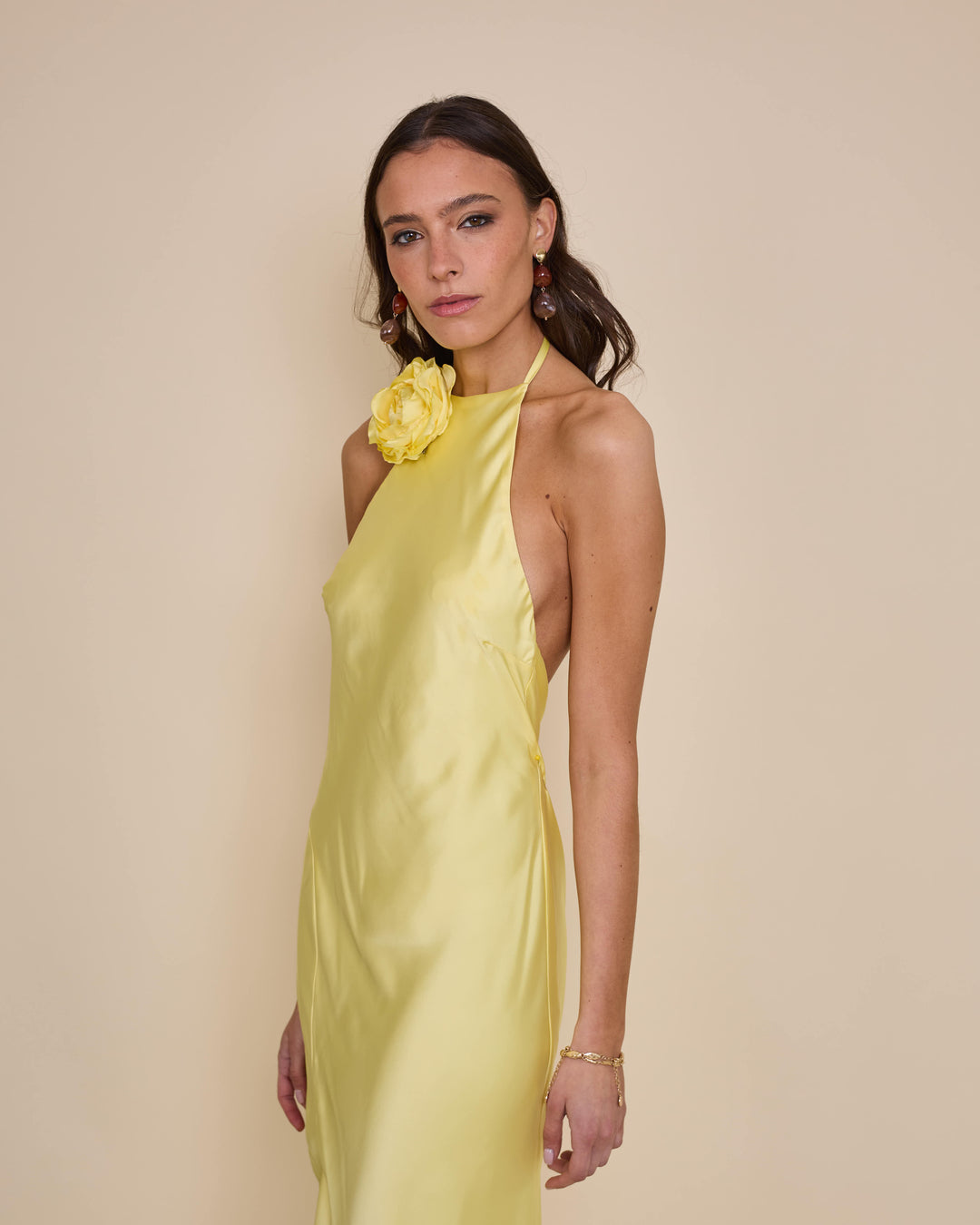Vestido Bianca Amarillo