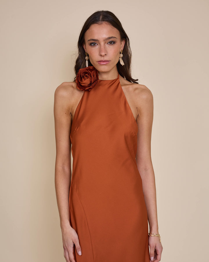 Vestido Bianca Terracota