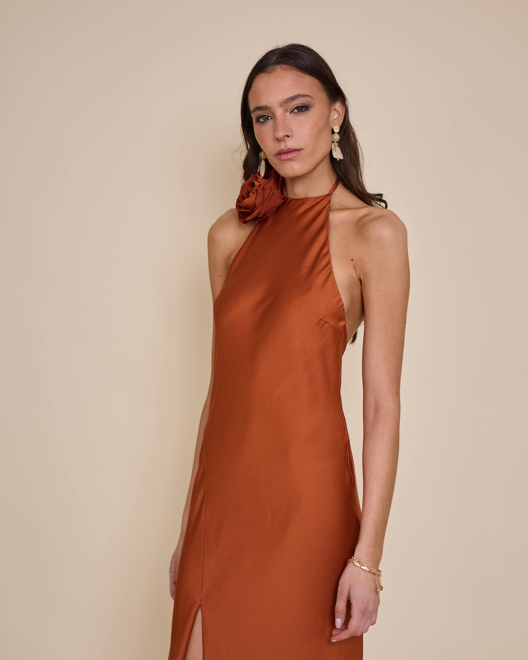 Vestido Bianca Terracota