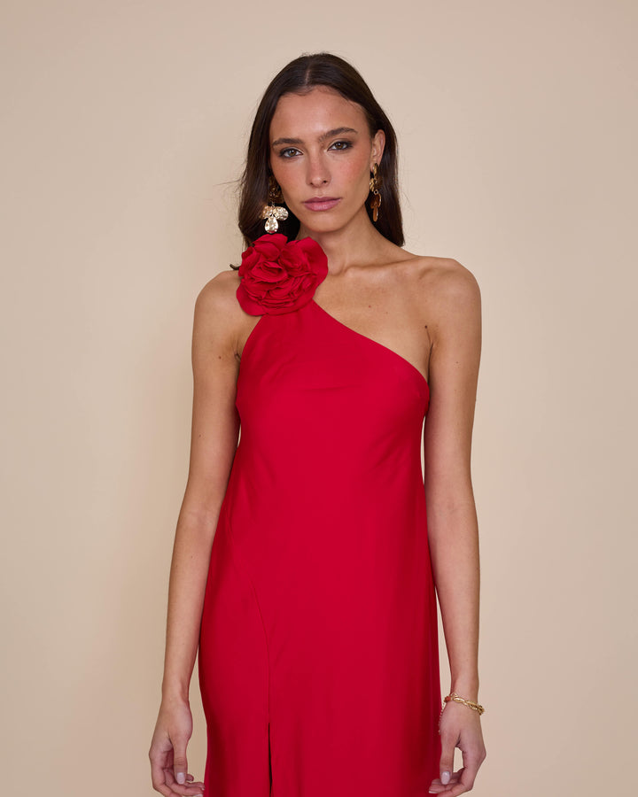 Vestido Adela Rojo