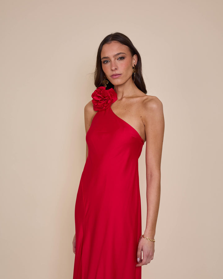 Vestido Adela Rojo