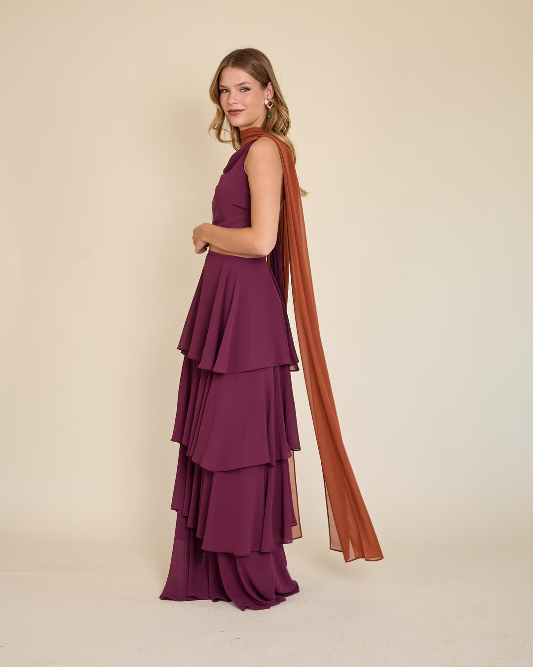 Bufanda Alicia Terracota