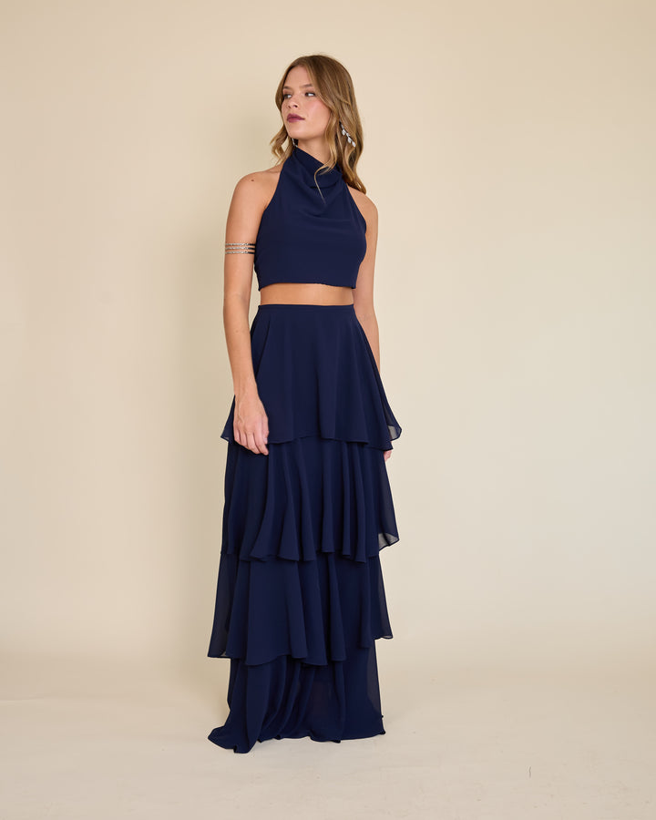 Falda Laura Azul