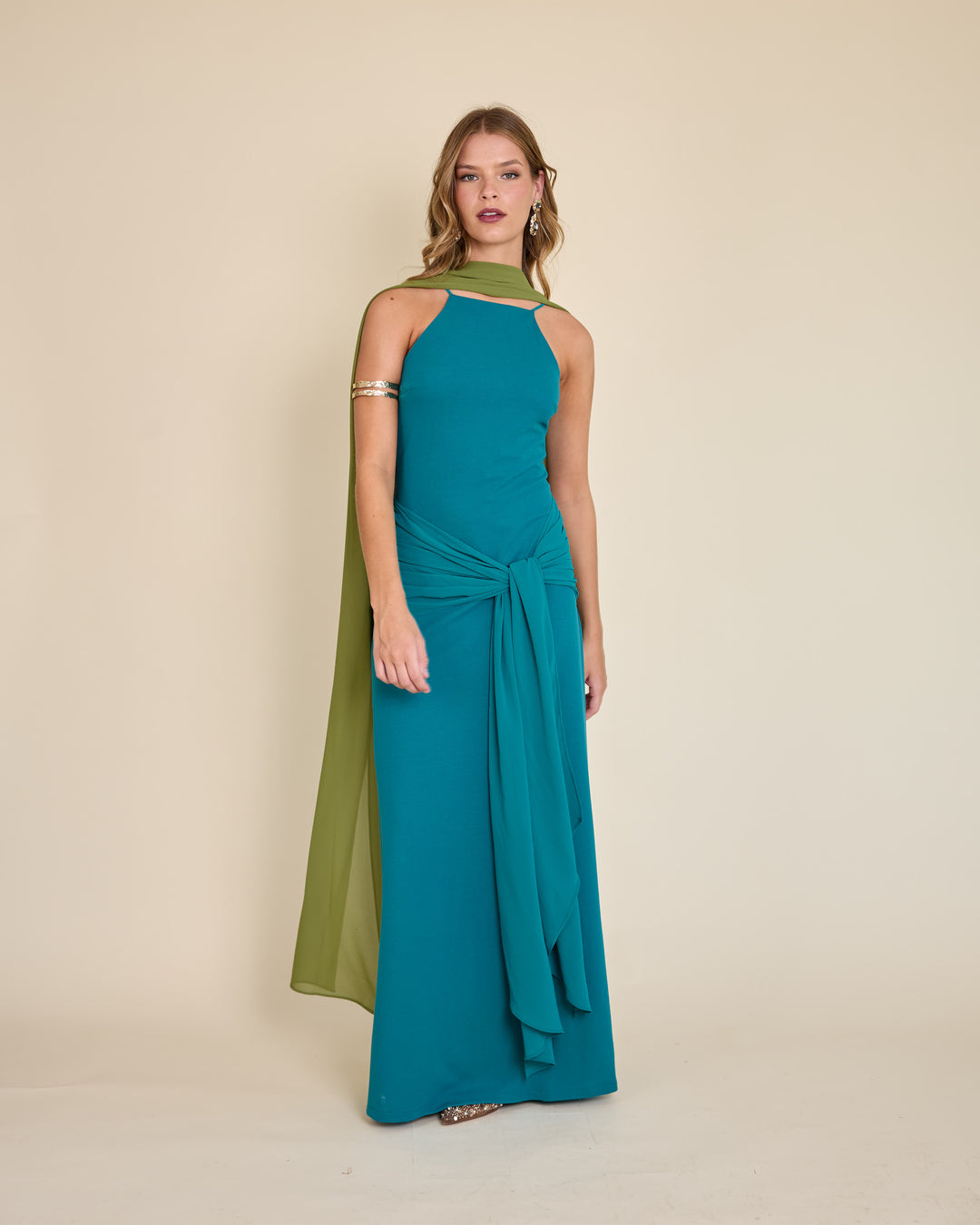 Bufanda Alicia Verde Pistacho