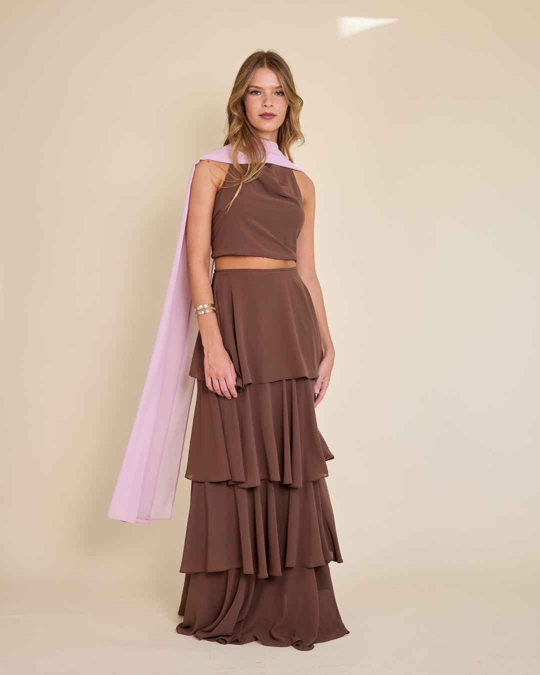 Bufanda Alicia Rosada Clara