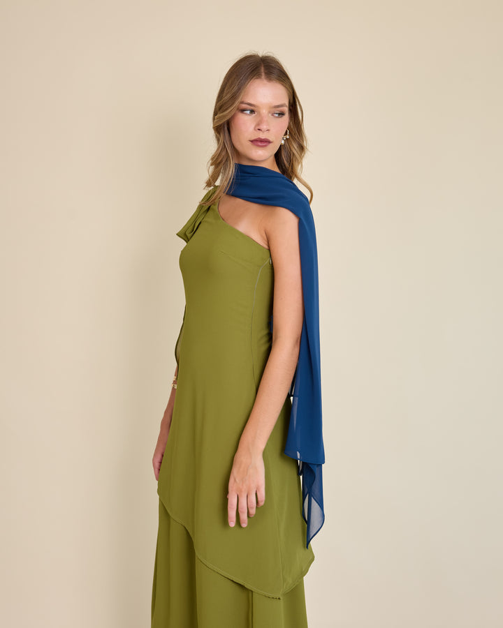 Capa Maite Azul Petroleo