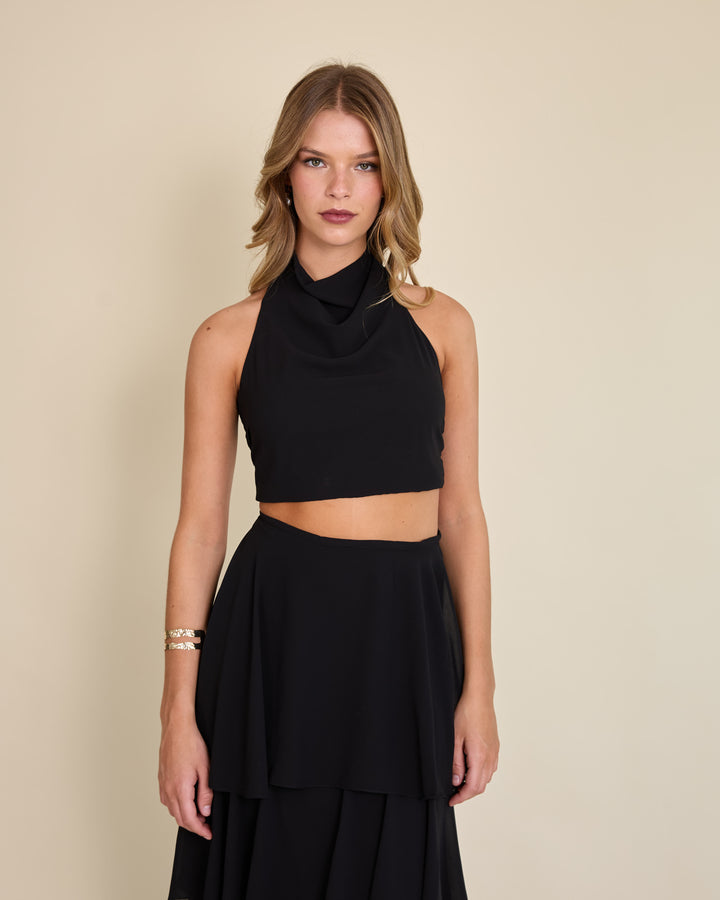 Falda Laura Negra