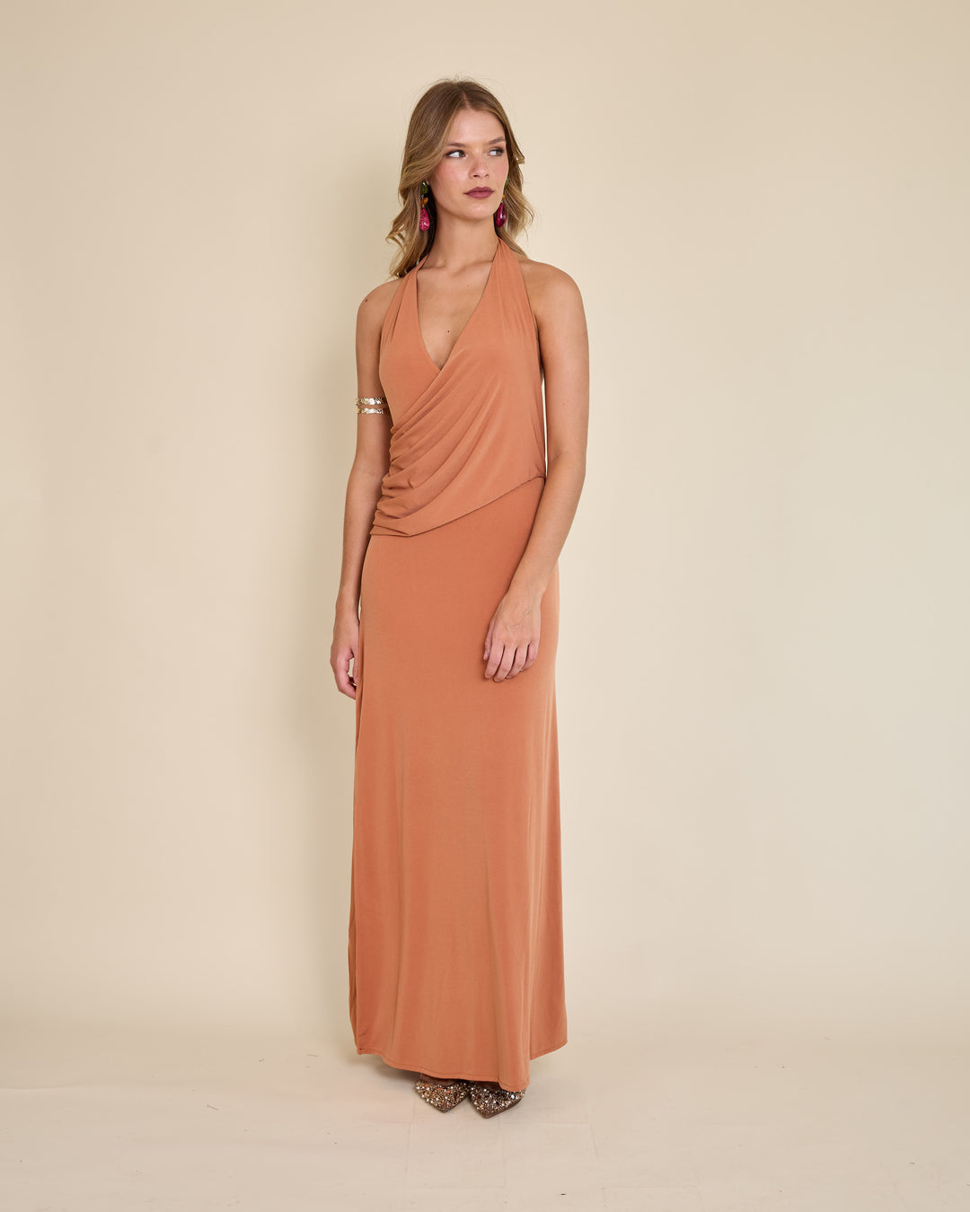 Vestido Julieta Terracota Claro