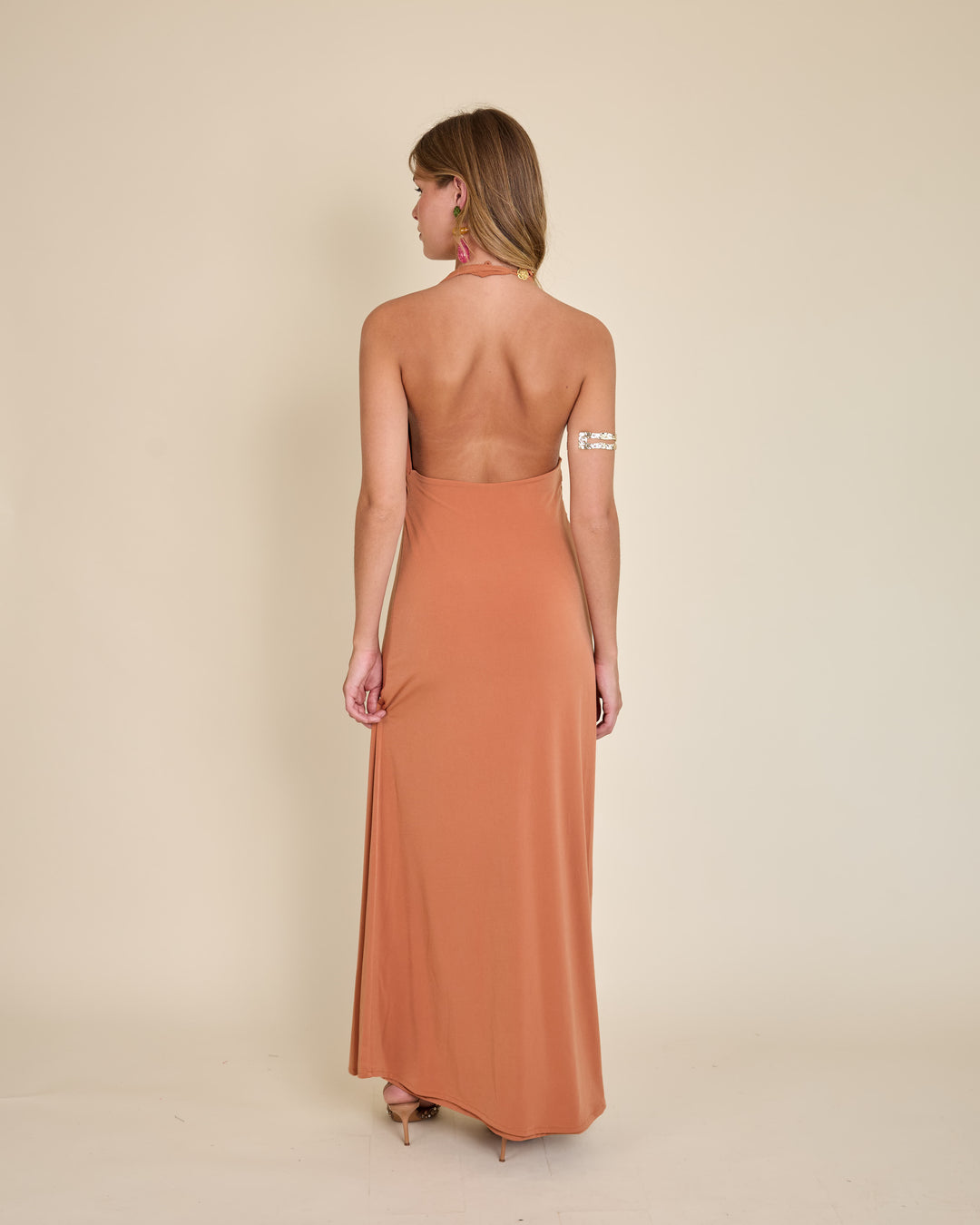 Vestido Julieta Terracota Claro