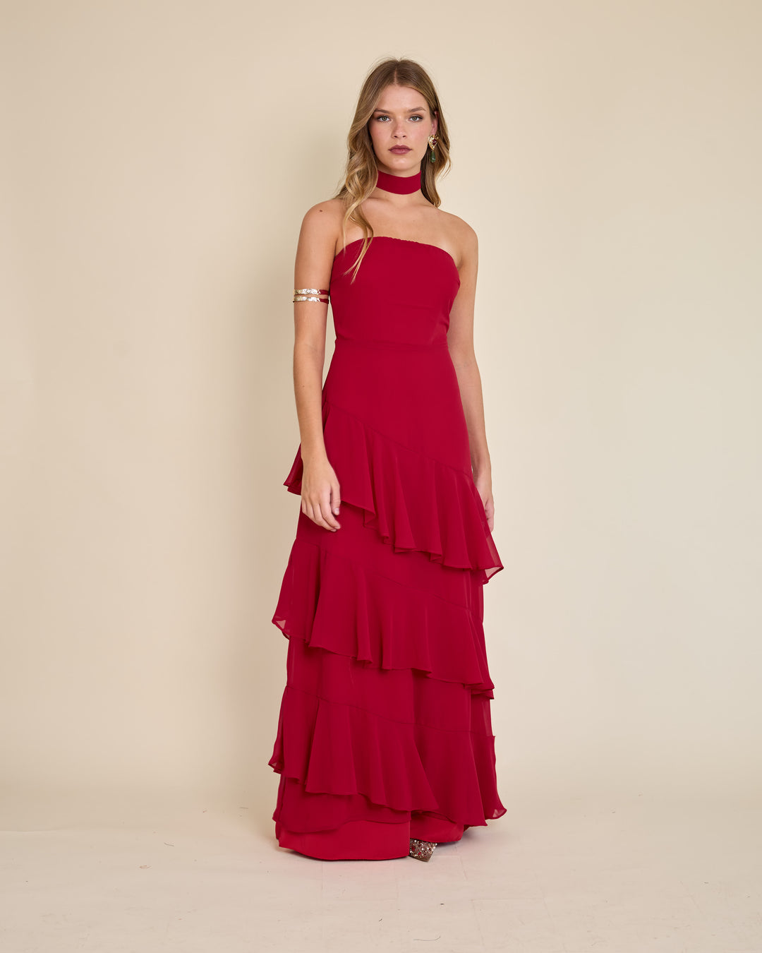 Vestido Amaia Rojo