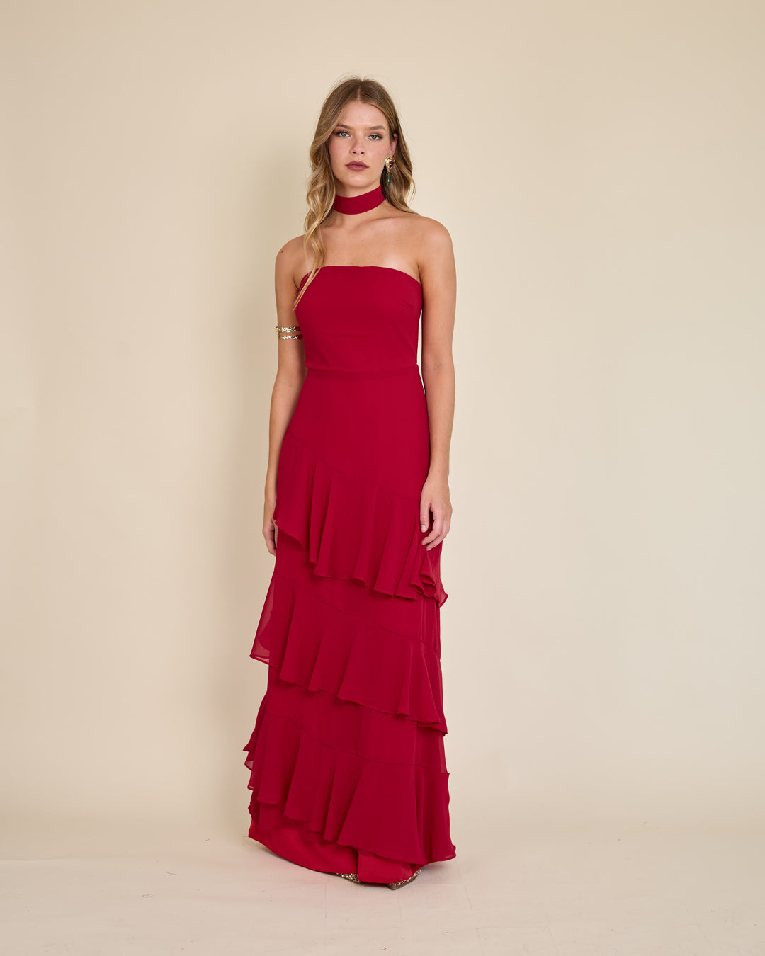 Vestido Amaia Rojo