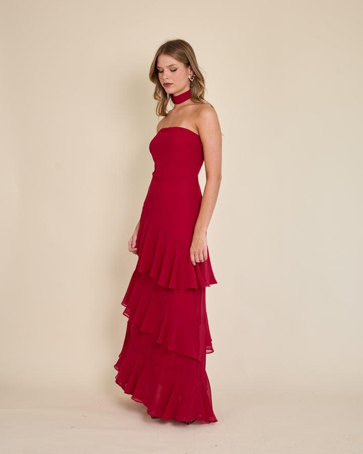 Vestido Amaia Rojo