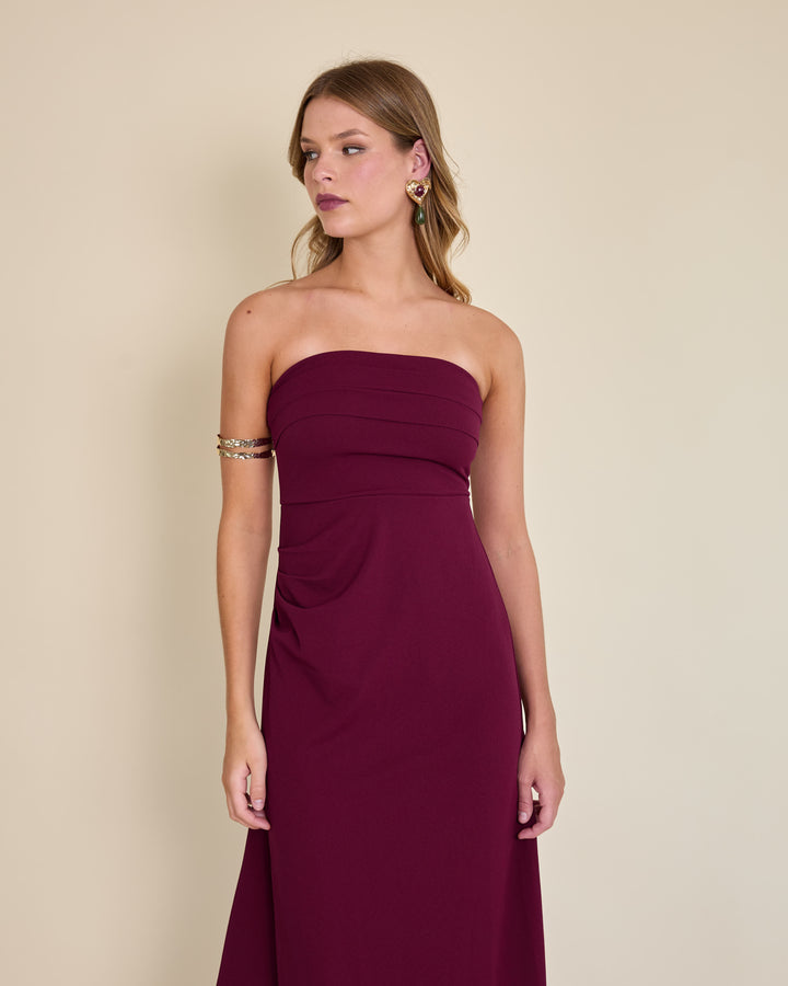 Vestido Lucia Burdeo