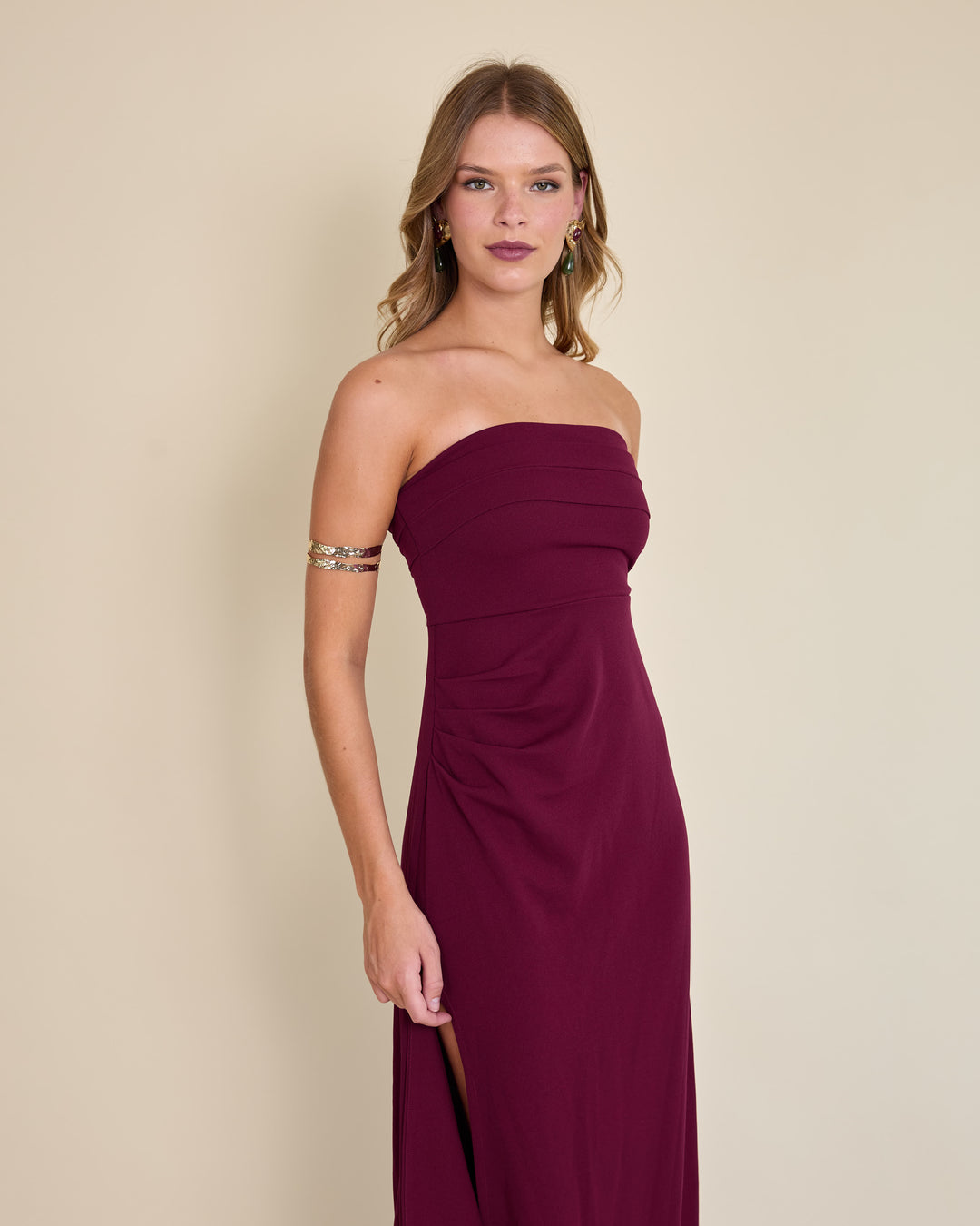 Vestido Lucia Burdeo