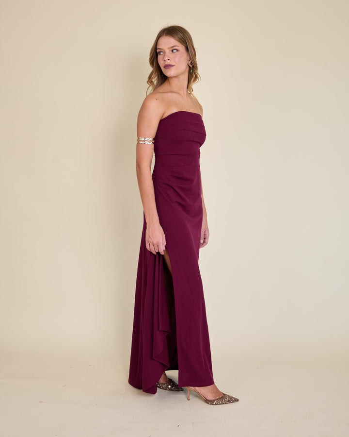 Vestido Lucia Burdeo