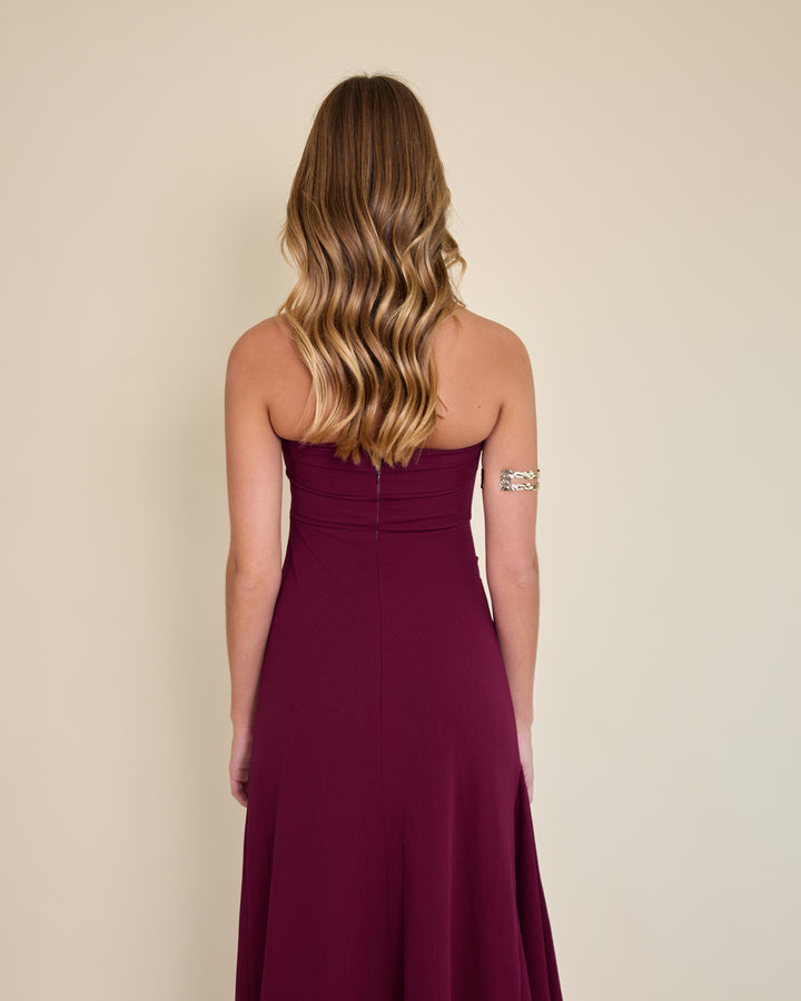 Vestido Lucia Burdeo