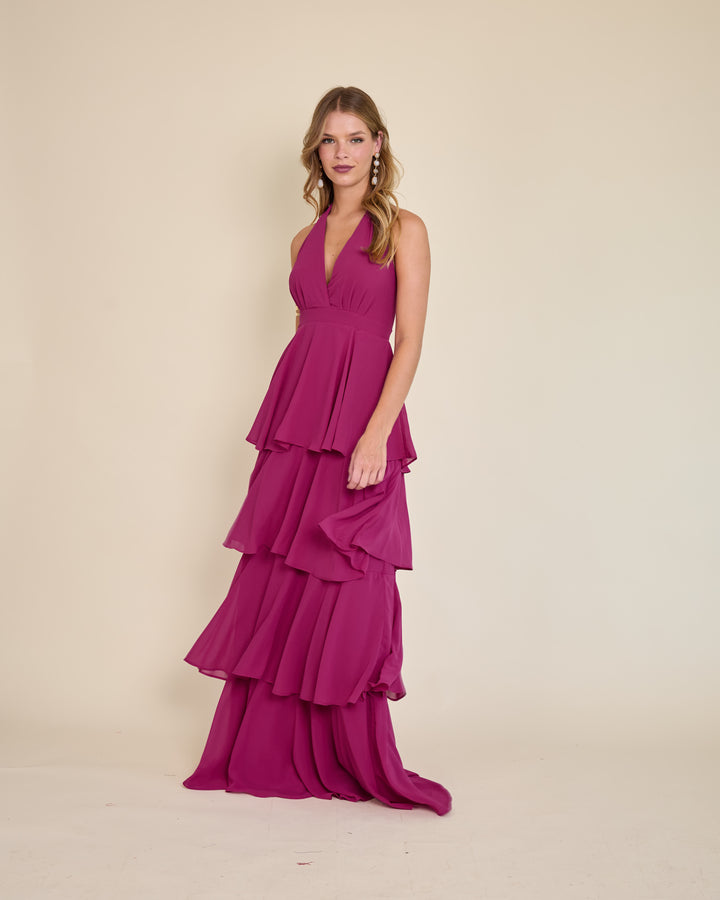 Vestido Celia Fucsia