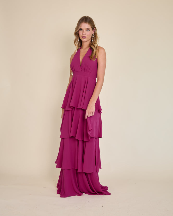 Vestido Celia Fucsia