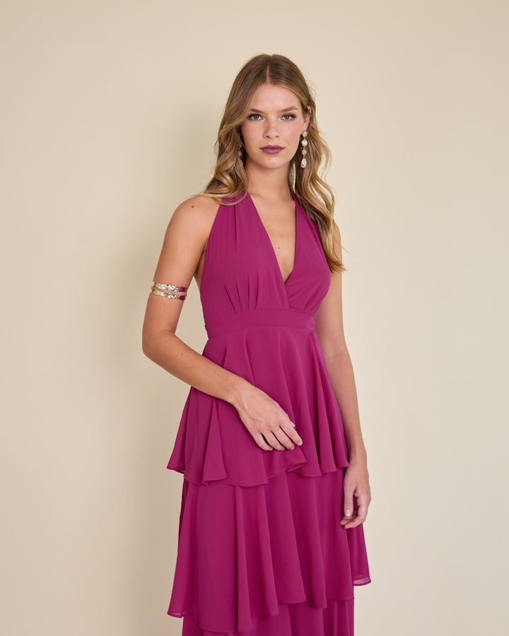 Vestido Celia Fucsia