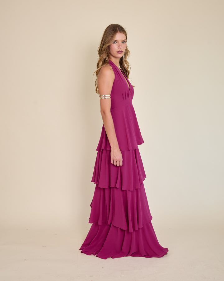 Vestido Celia Fucsia