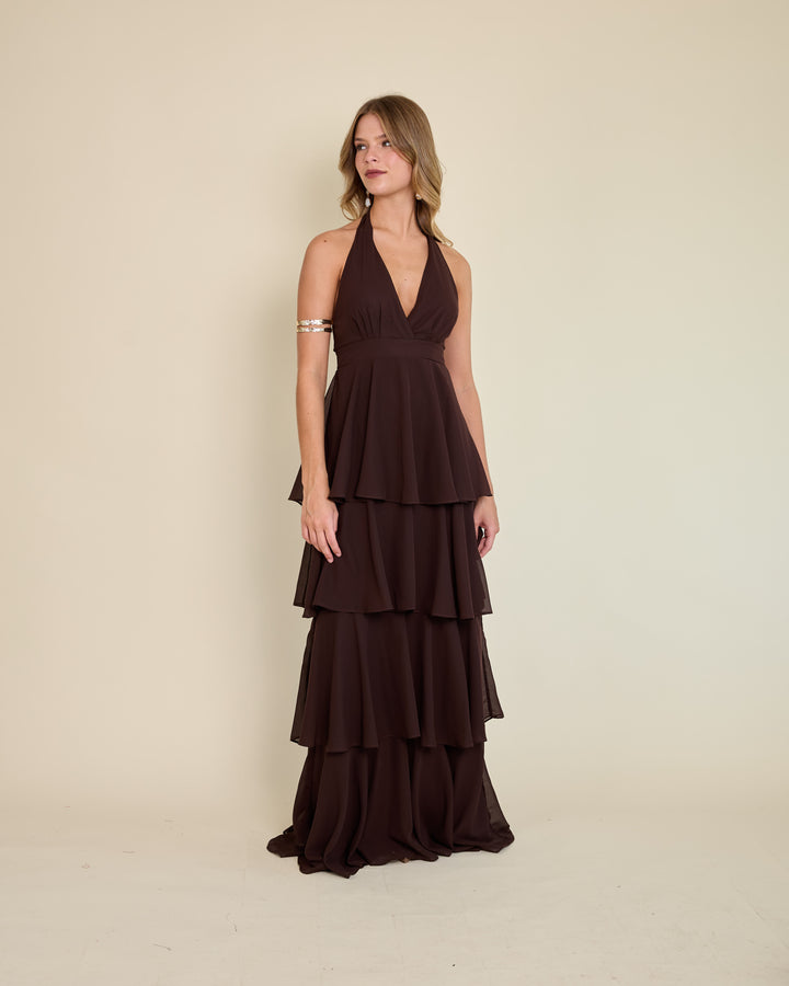 Vestido celia Cafe
