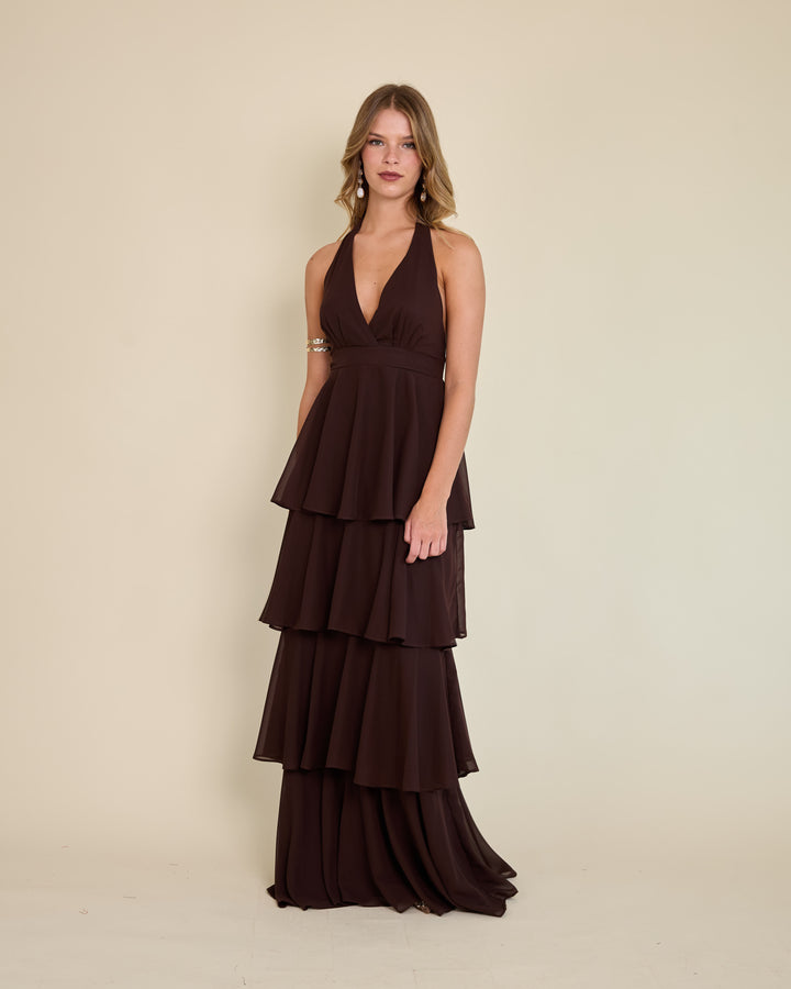 Vestido celia Cafe