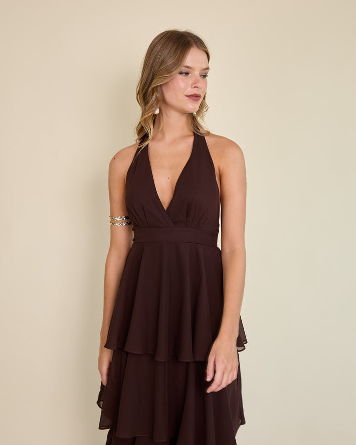 Vestido celia Cafe