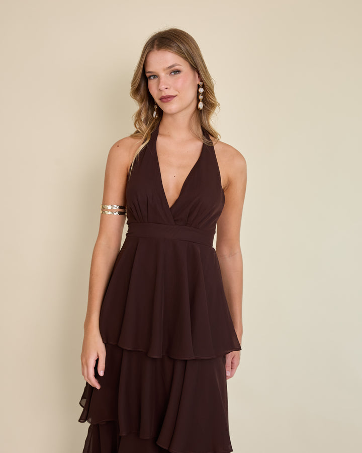 Vestido celia Cafe