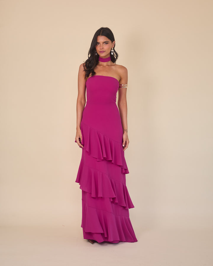 Vestido Amaia Magenta