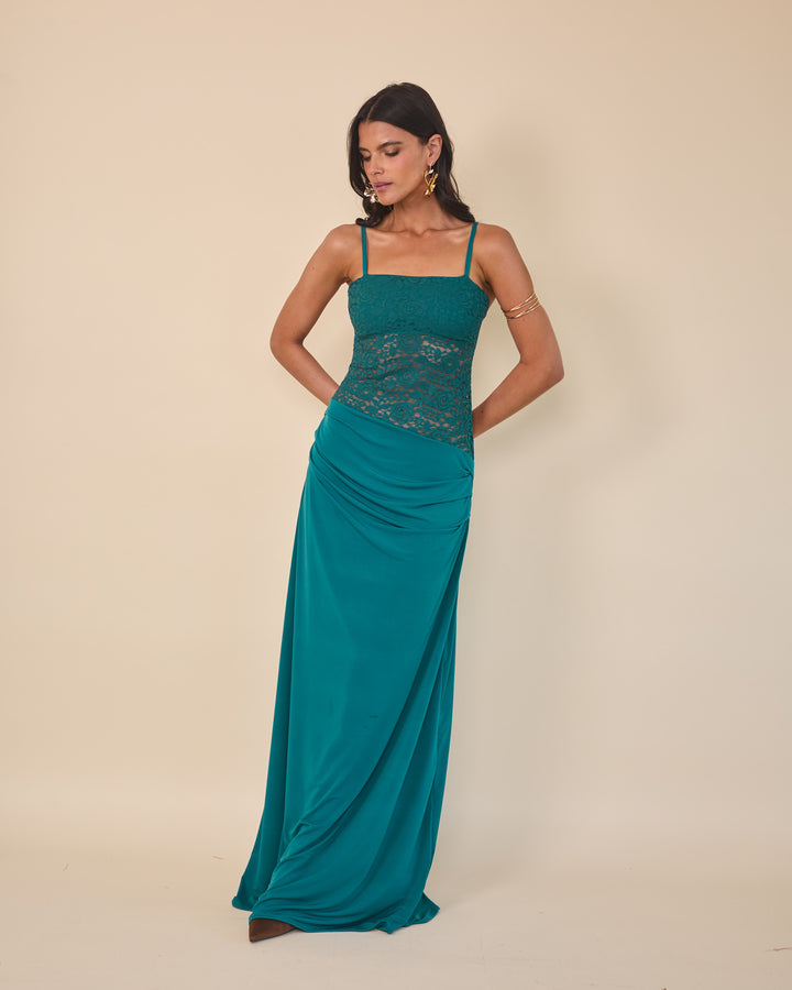 Vestido Malfitana Petroleo