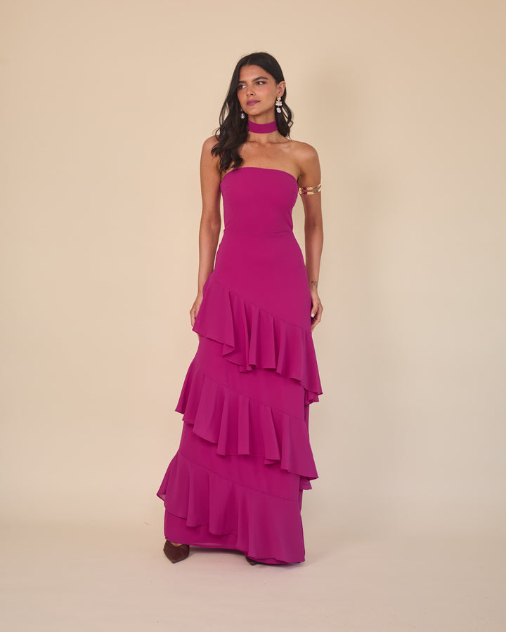 Vestido Amaia Magenta