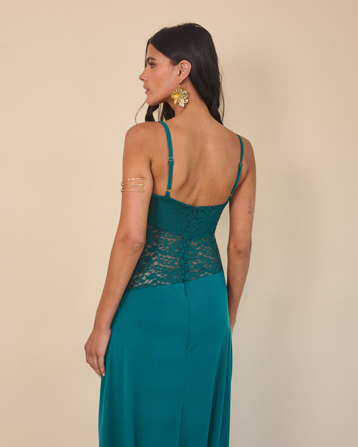 Vestido Malfitana Petroleo