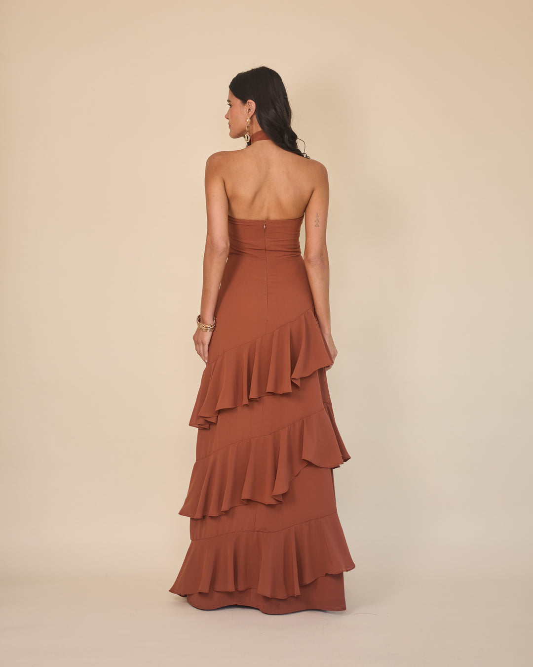 Vestido Amaia Terracota
