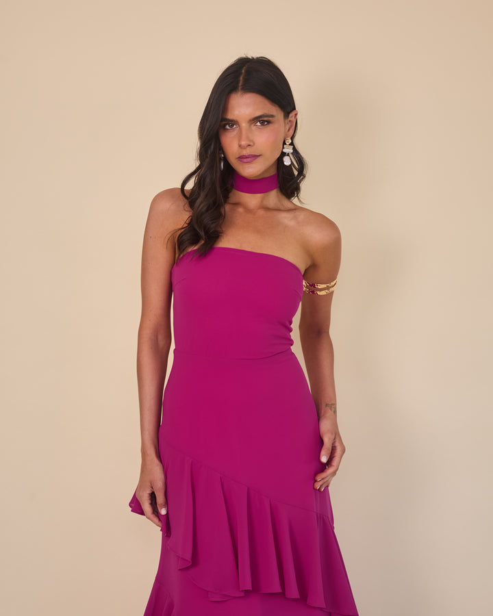 Vestido Amaia Magenta