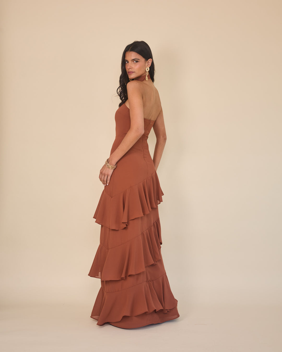 Vestido Amaia Terracota