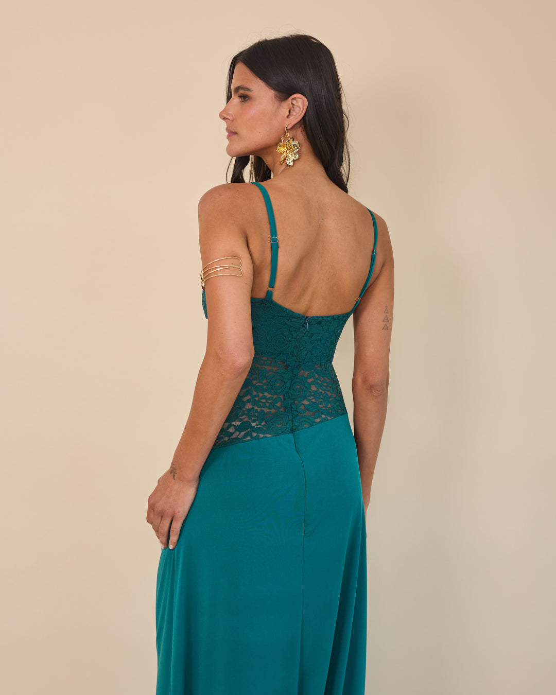 Vestido Malfitana Petroleo