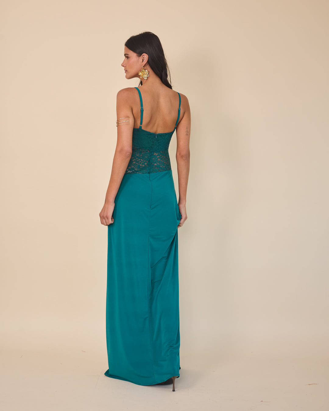 Vestido Malfitana Petroleo