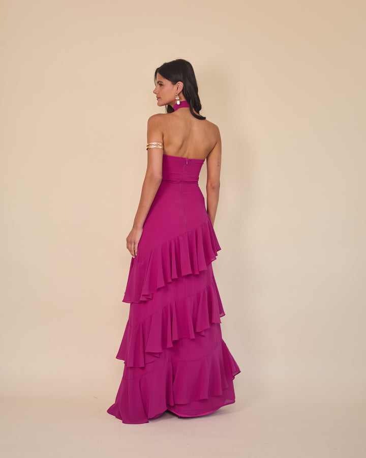 Vestido Amaia Magenta