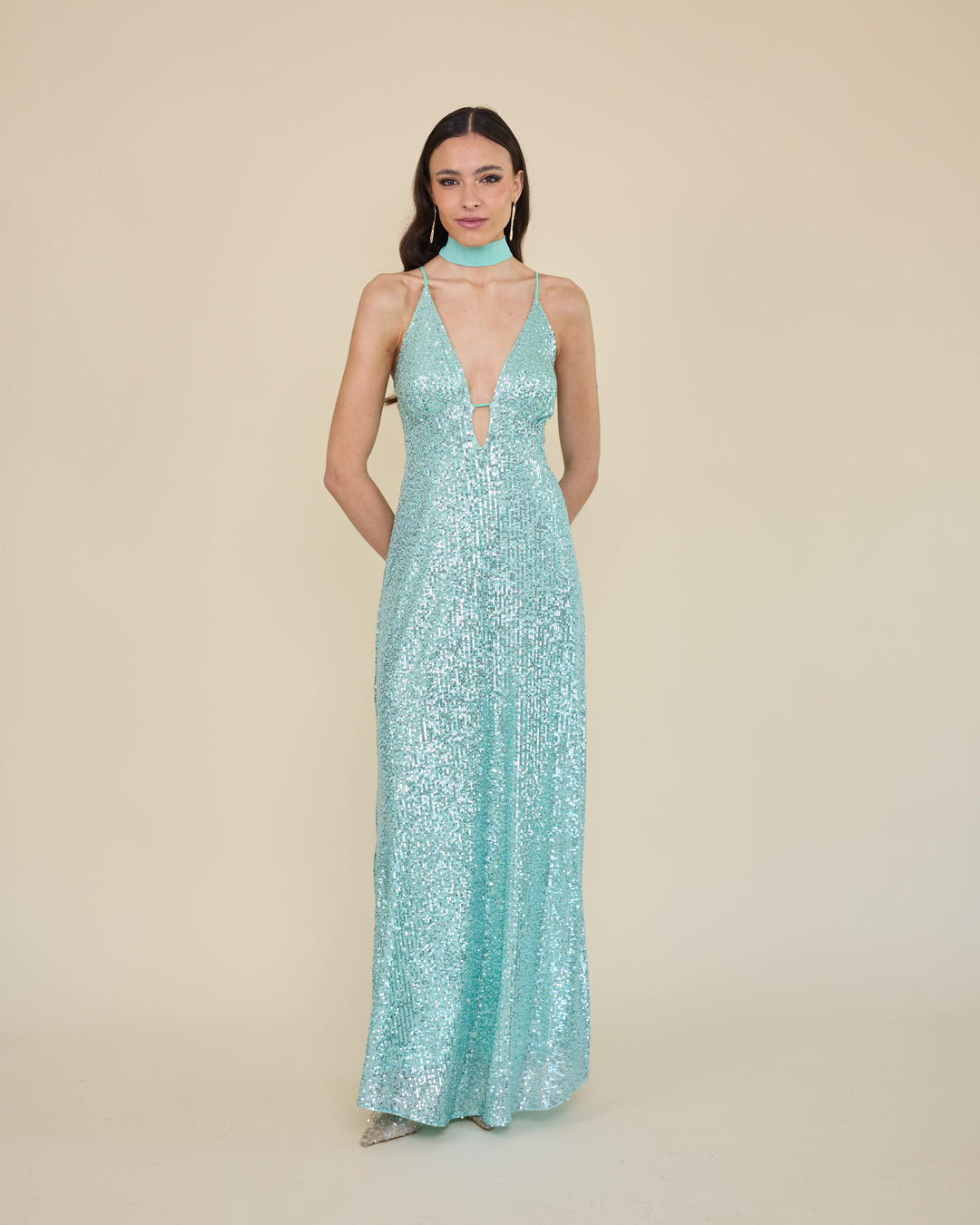 Vestido Nuria Celeste