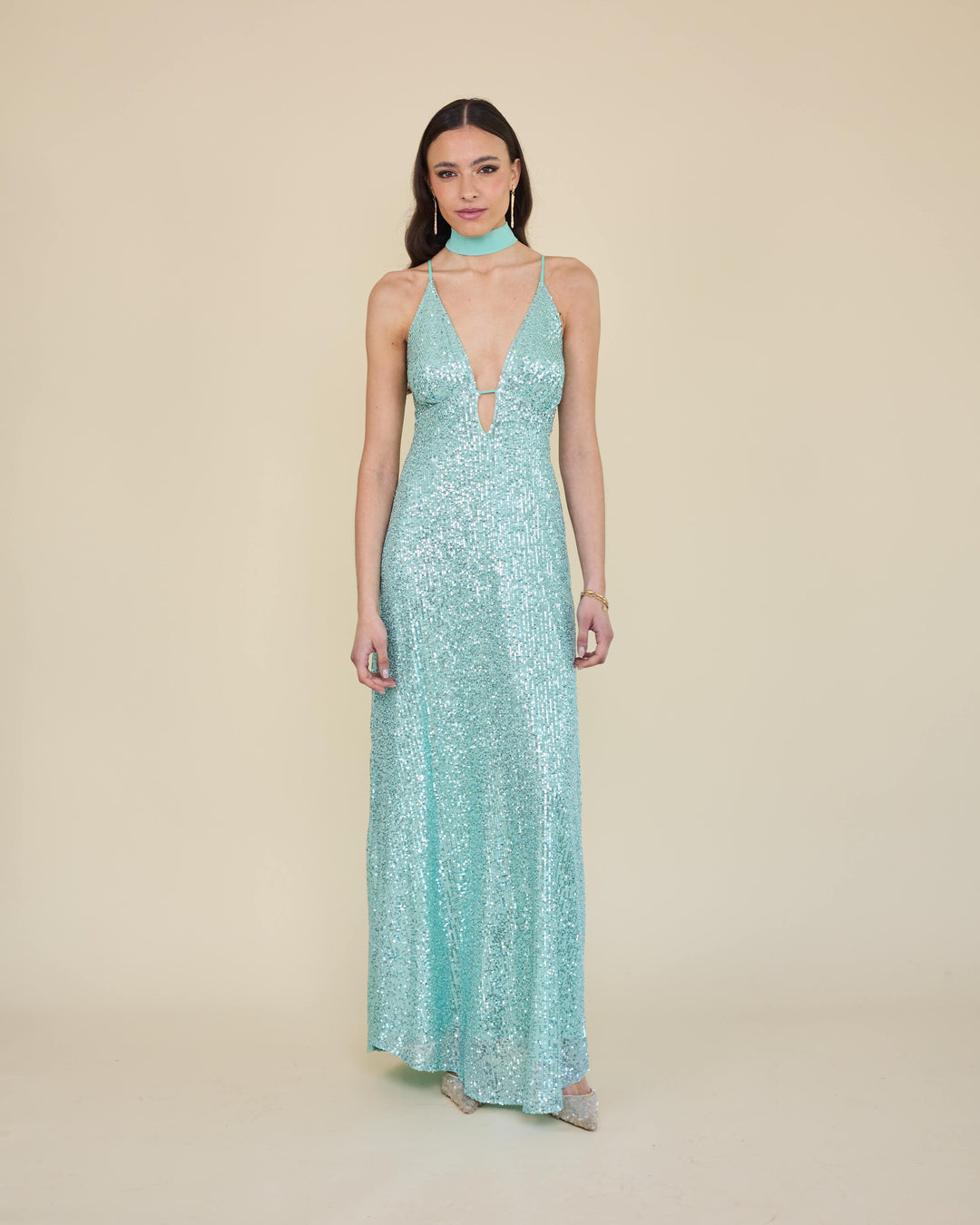Vestido Nuria Celeste