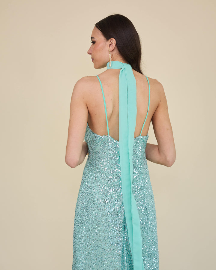 Vestido Nuria Celeste