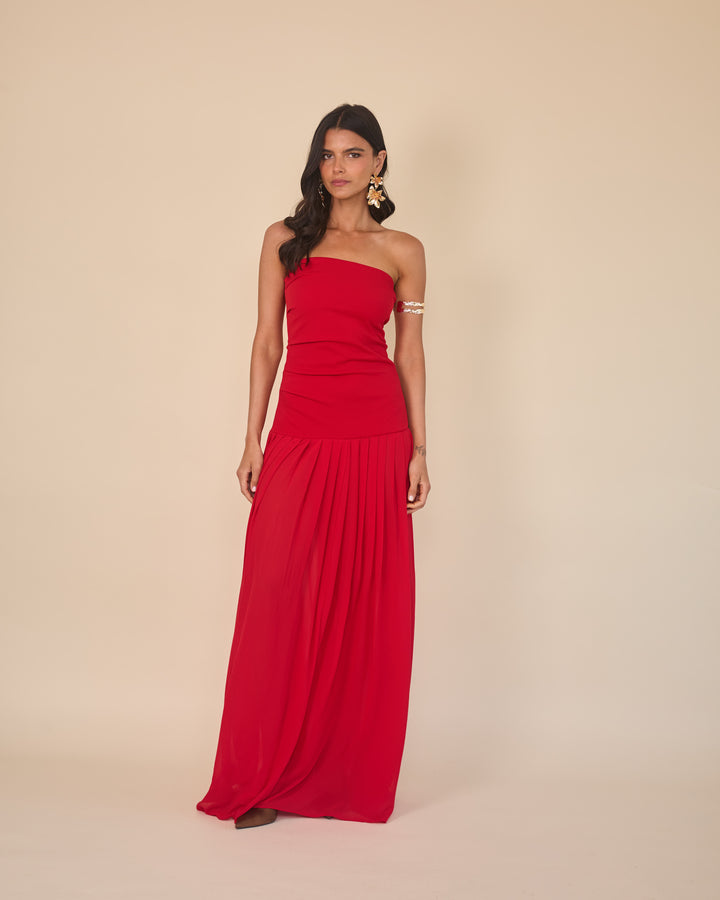 Vestido Noelia Rojo
