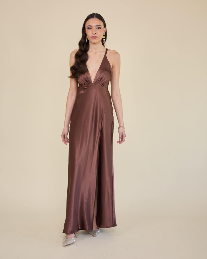 Vestido Siena Cafe