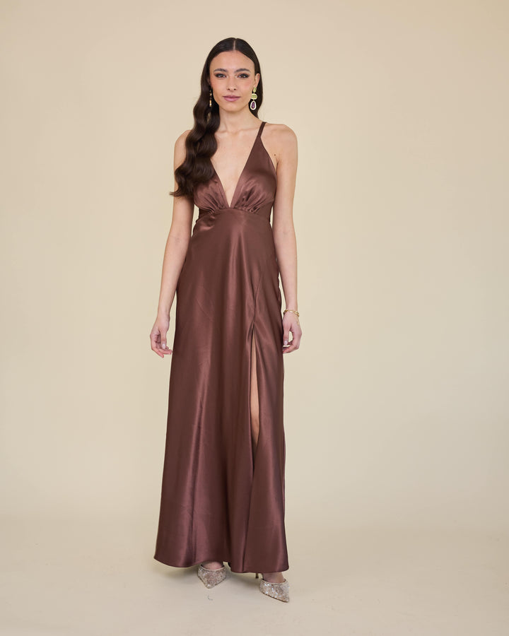 Vestido Siena Cafe