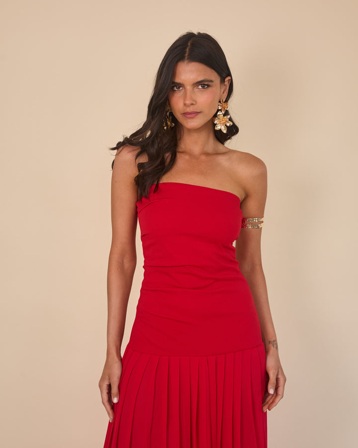 Vestido Noelia Rojo