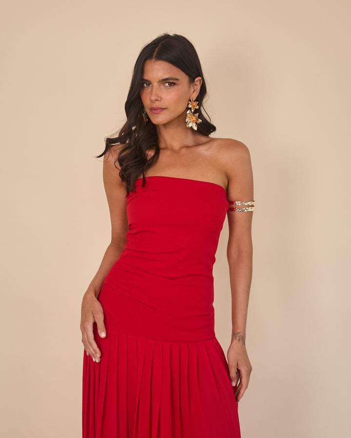 Vestido Noelia Rojo