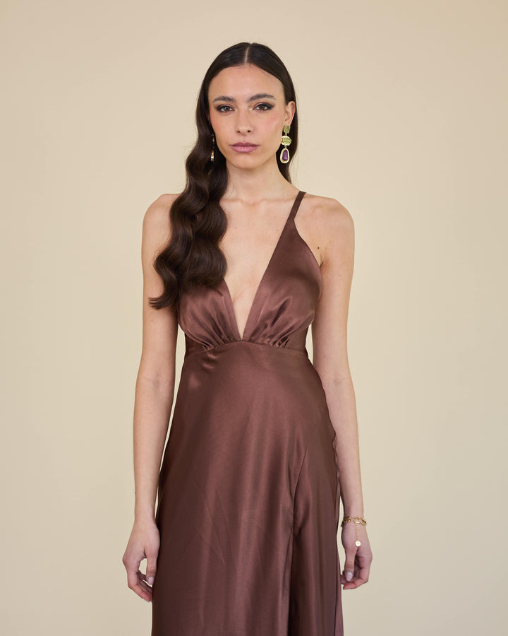Vestido Siena Cafe